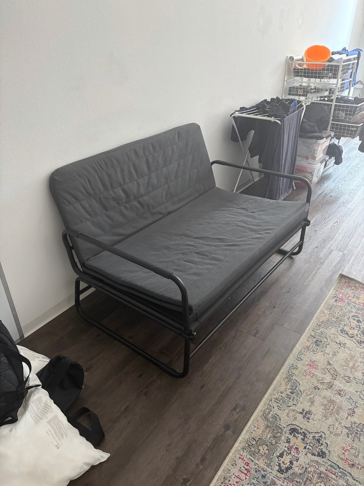 IKEA slaapbank, Ophalen, 190 cm of minder, Zo goed als nieuw, Twijfelaar