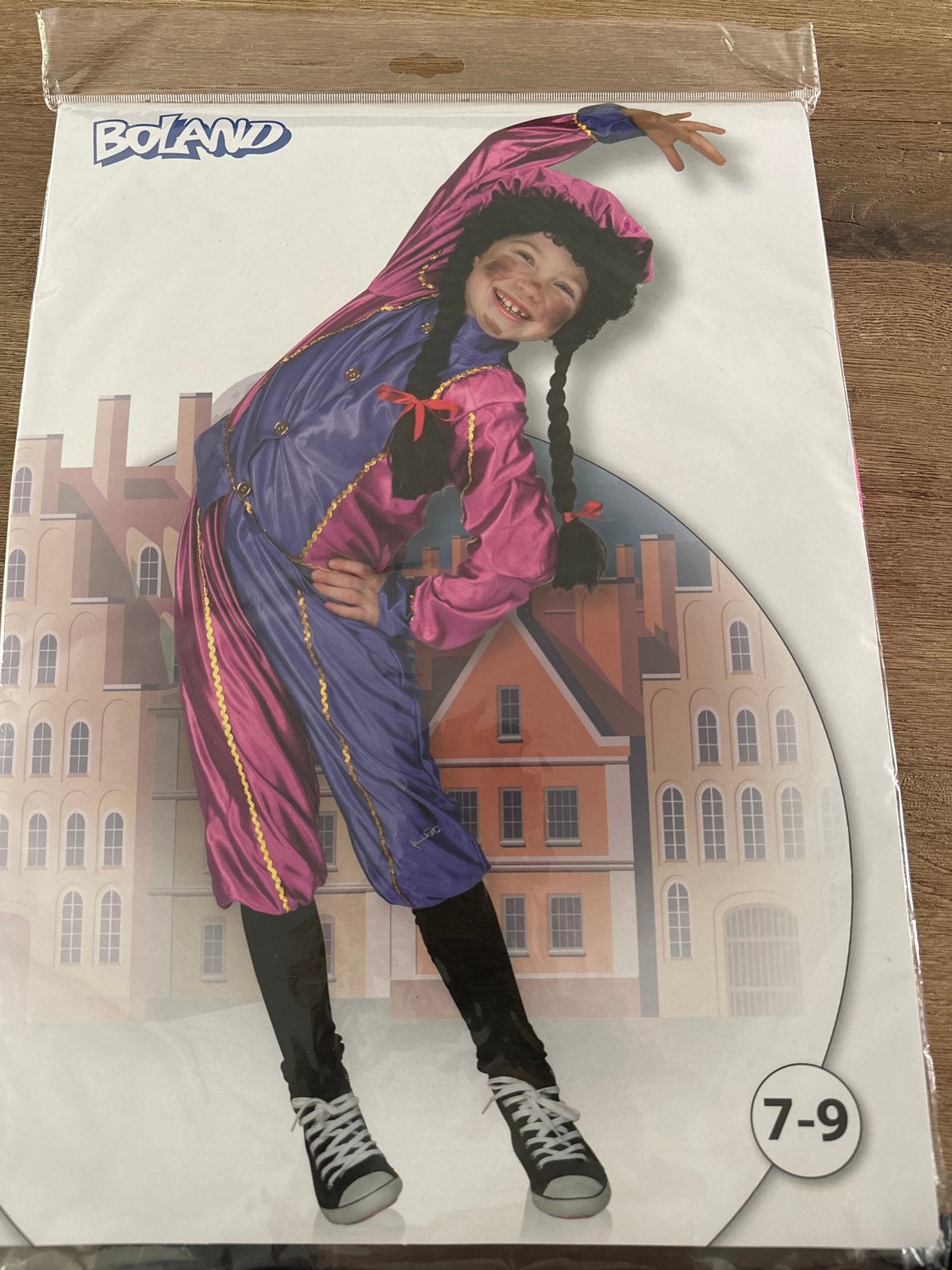 Nieuw Pietenpak 7-9 jaar, Kinderen en Baby's, Ophalen of Verzenden, Nieuw, 122 t/m 128, Jongen of Meisje