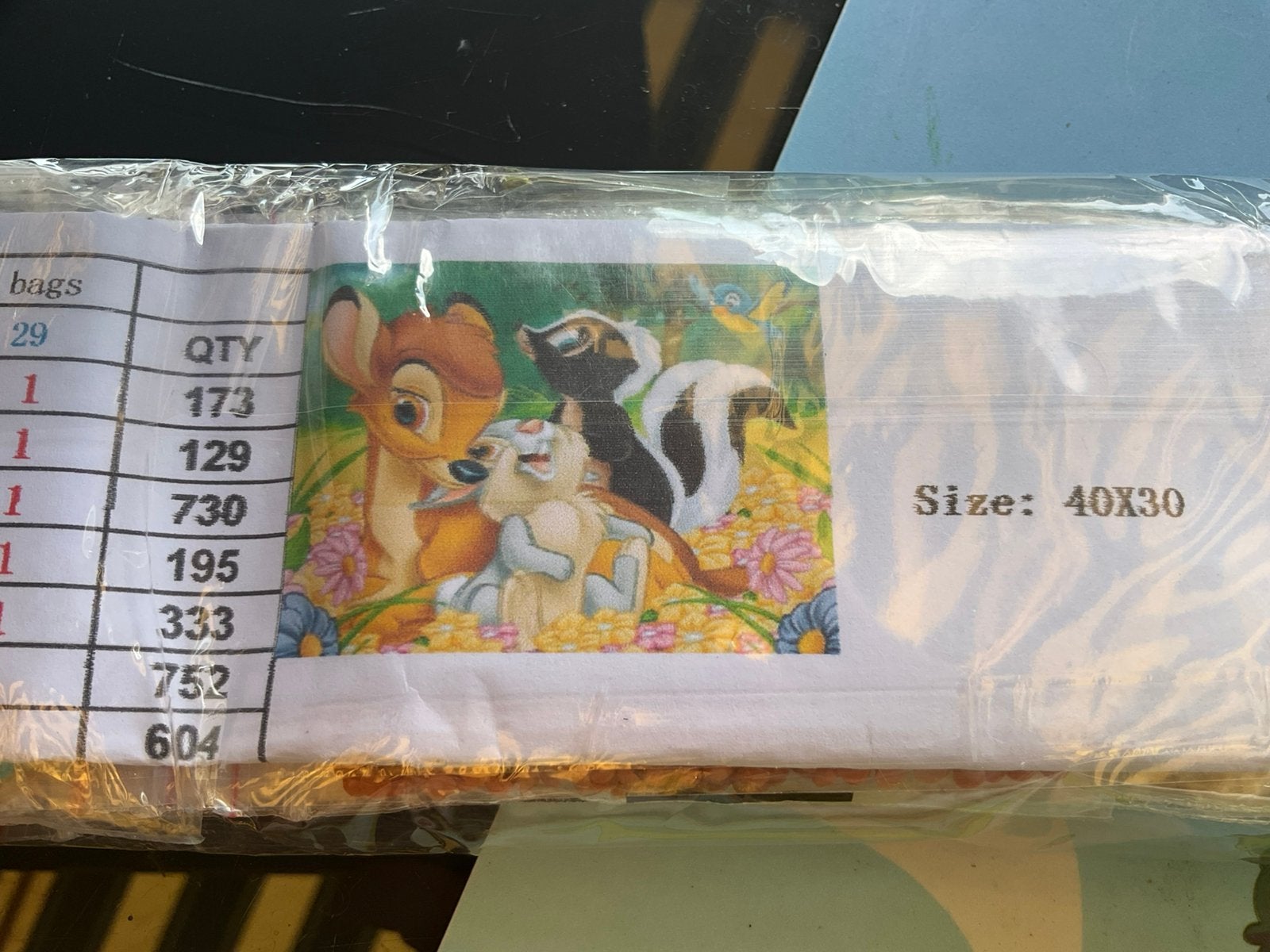 Diamond painting bambi, Ophalen of Verzenden, Nieuw, Knutselwerk