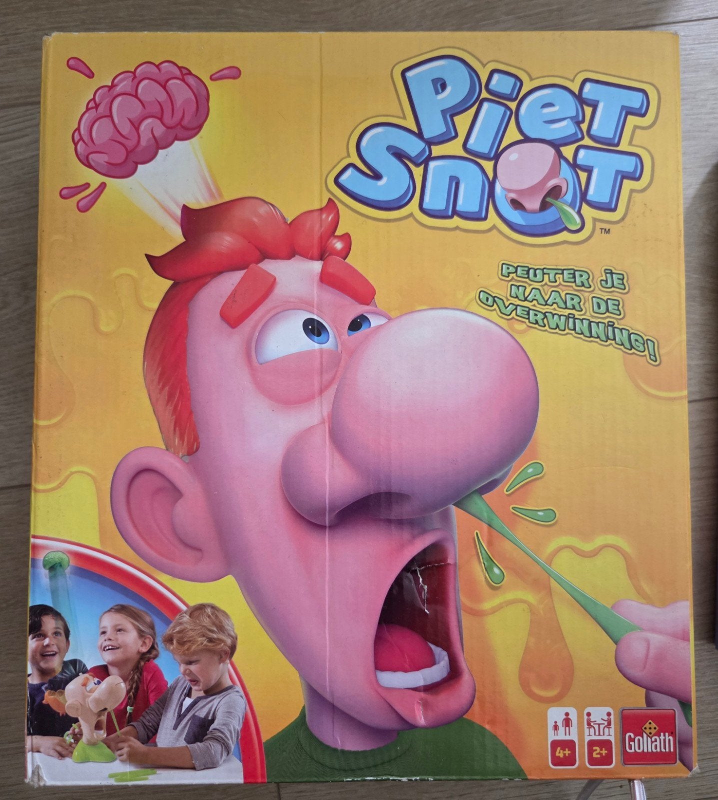 Piet Snot - Peuter je naar de overwinning! Bordspel Goliath, Een of twee spelers, Ophalen of Verzenden, Gebruikt, Goliath