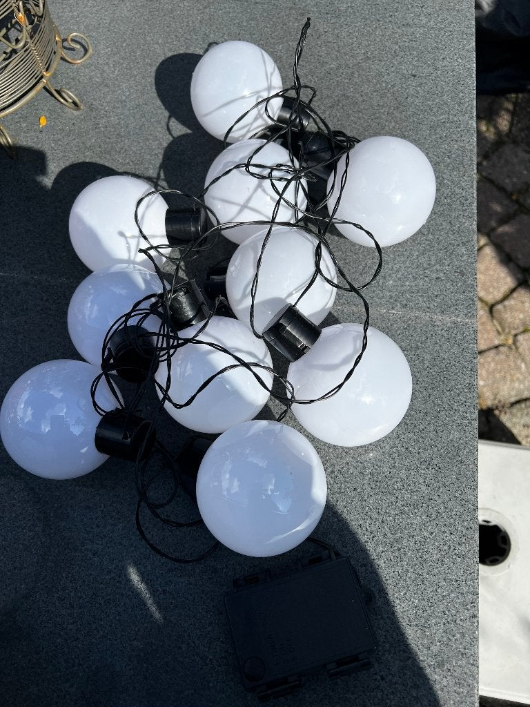 lichtsnoer op batterij, Ophalen, Zonne-energie, Kunststof, Minder dan 50 watt