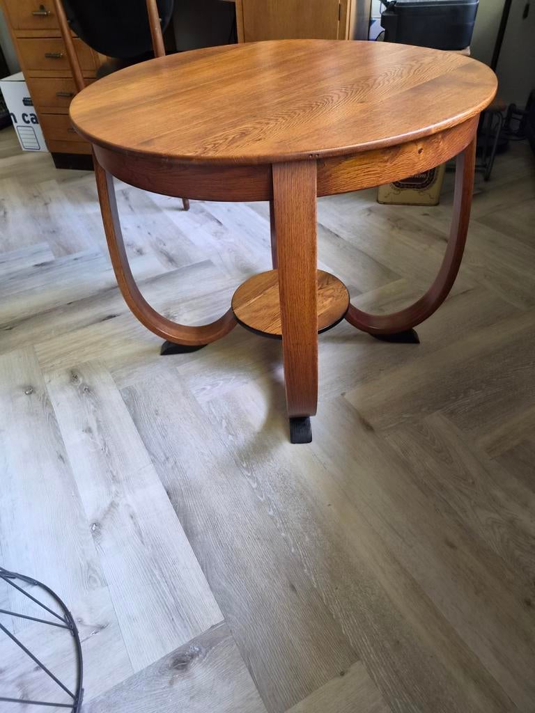 Art deco ronde tafel., Ophalen of Verzenden