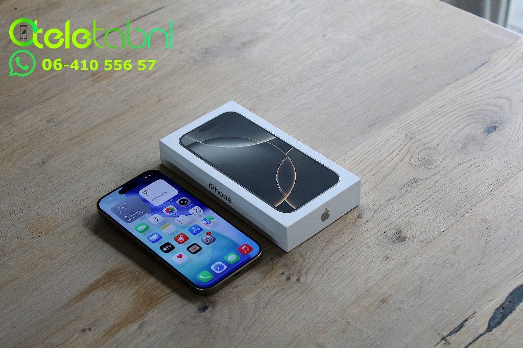 Apple iPhone 16 Pro - 128GB - Naturel Titanium (grijs), Telecommunicatie, Mobiele telefoons | Apple iPhone, Apple, Ophalen of Verzenden