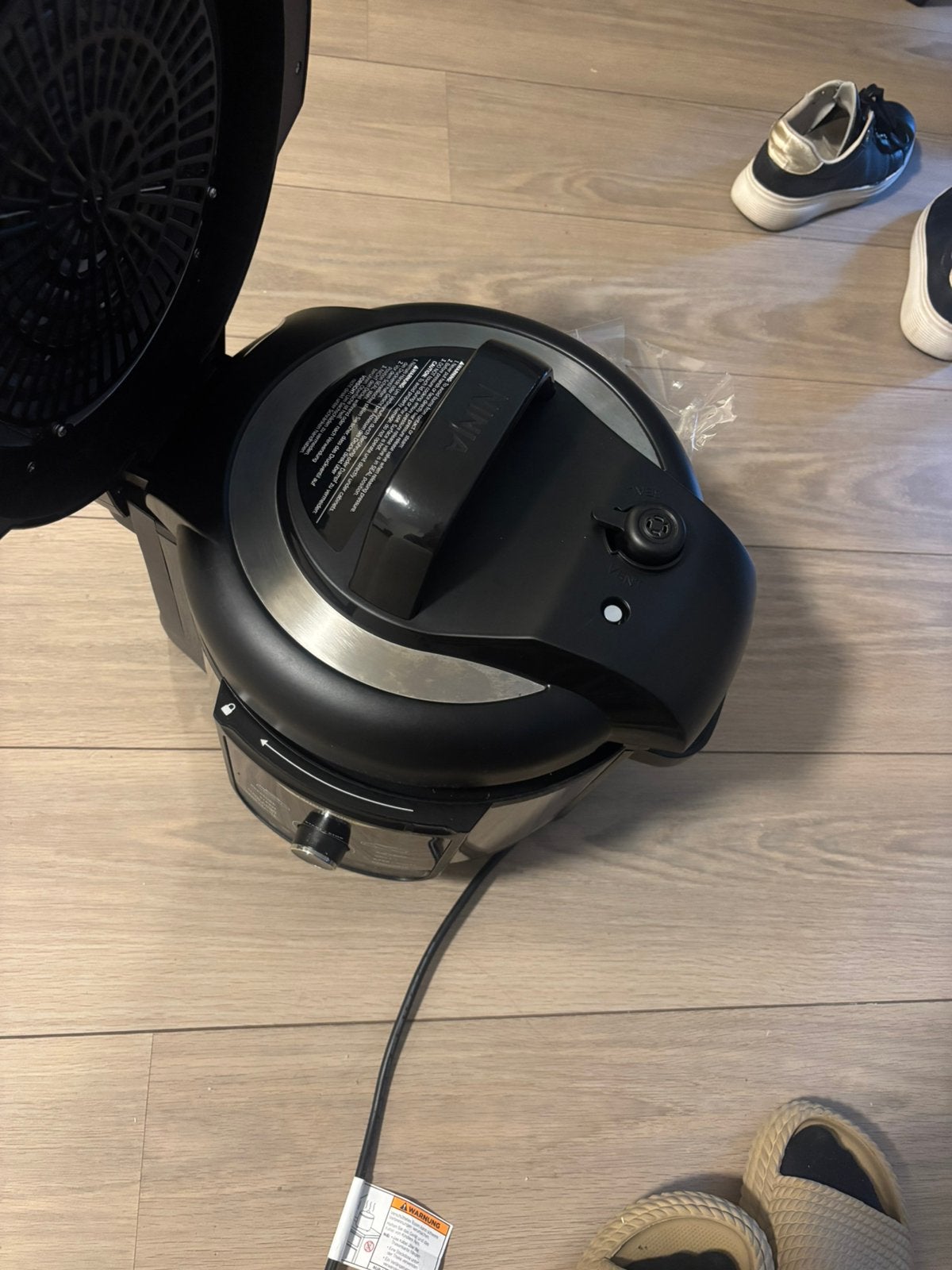 Ninja foodi Max multikoker, Overige typen, Ophalen of Verzenden, Zo goed als nieuw, Zwart