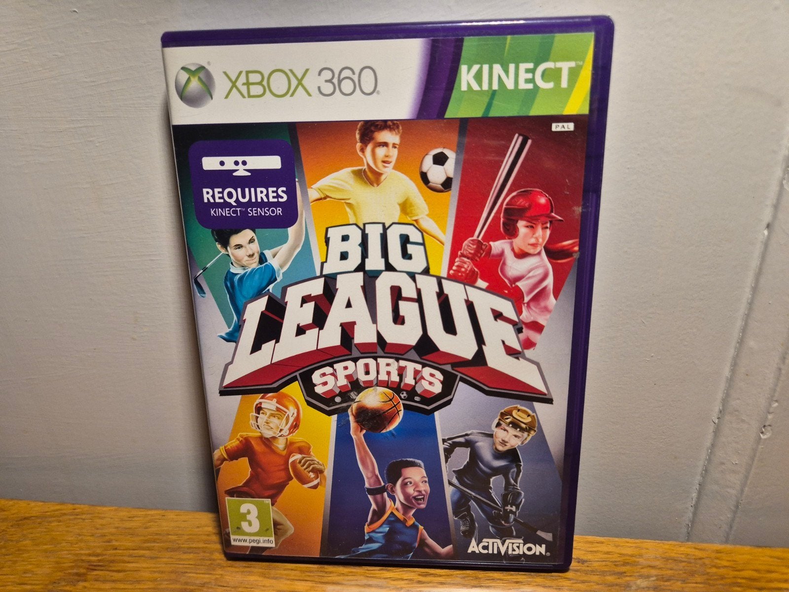 Big League Sports XboX 360 Kinect, Ophalen of Verzenden, Zo goed als nieuw, Sport, 3 spelers of meer