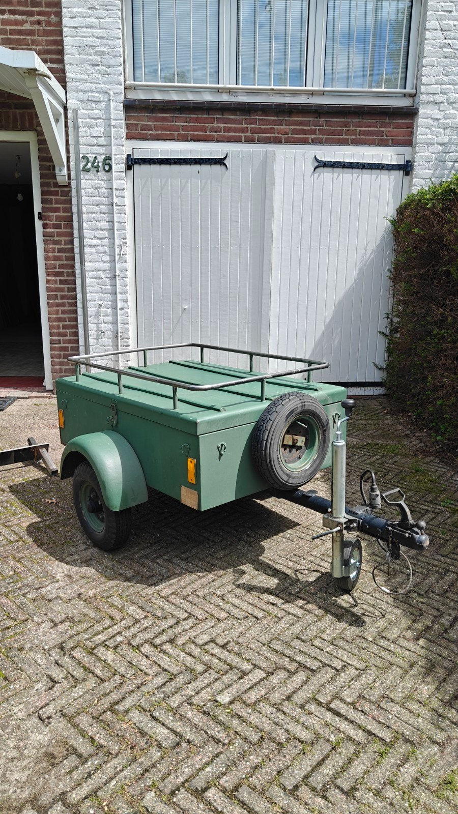 Compacte bagagewagen met kantelfunctie, Ophalen, Gebruikt