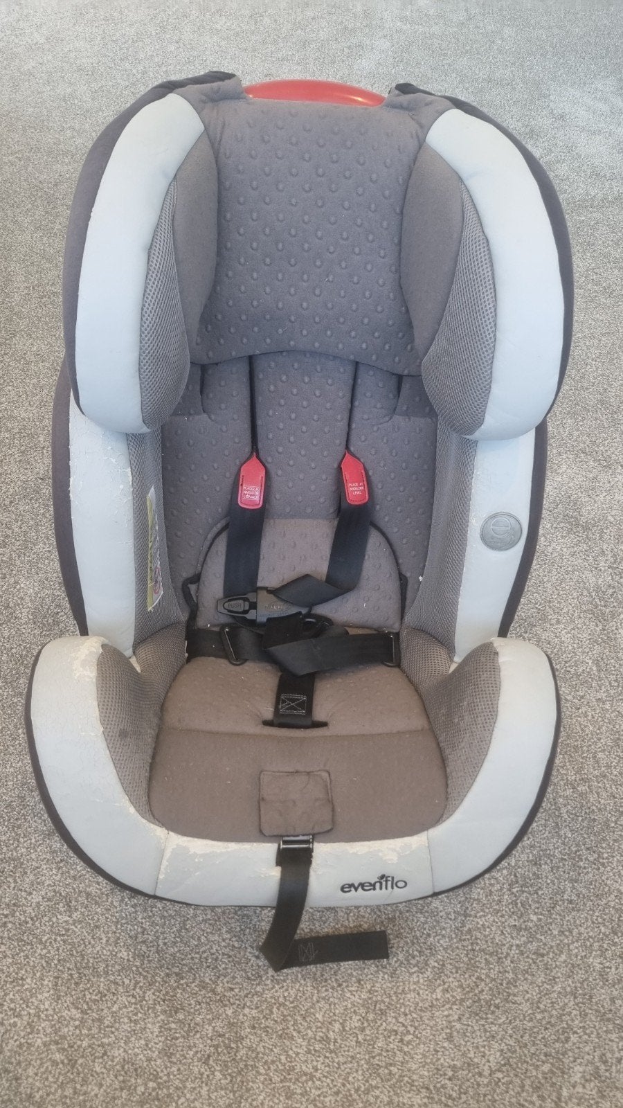 Everflo Autostoel met Isofix, Autogordel of Isofix, Gebruikt, 0 t/m 18 kg, Verstelbare rugleuning