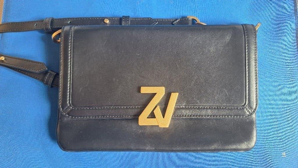 Zadig & Voltaire zwarte leren Handtas !!, Sieraden, Tassen en Uiterlijk, Tassen | Damestassen, Ophalen of Verzenden, Zo goed als nieuw