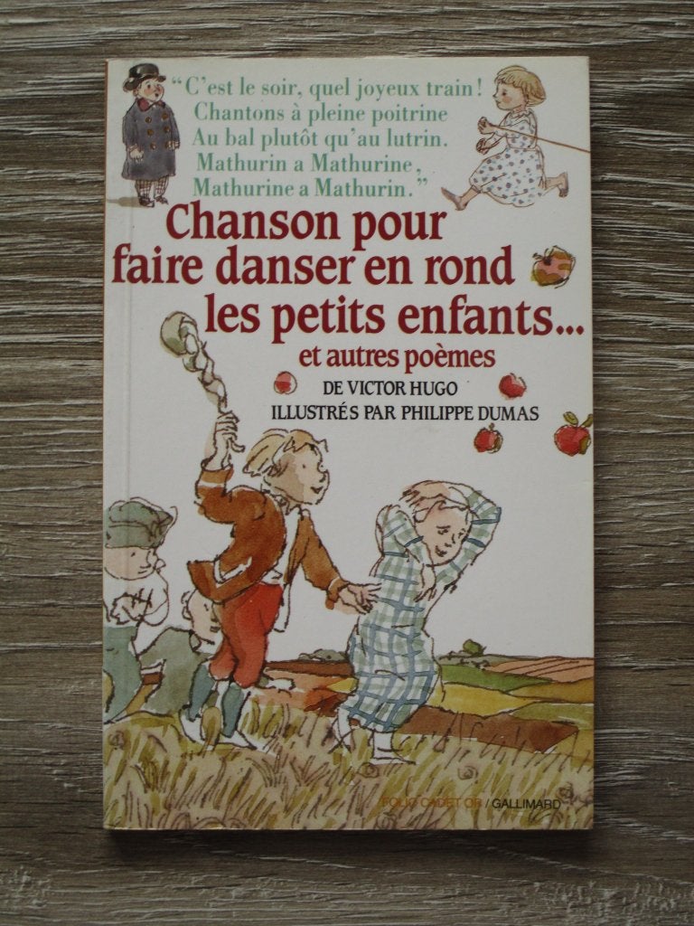 Chanson pour faire danser en rond les petits enfants et au, Ophalen of Verzenden, Gelezen, Fictie algemeen