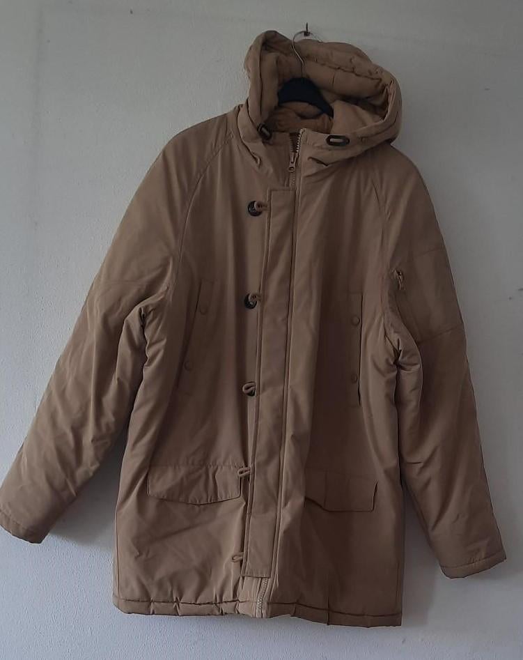 Heren Parka, Kleding | Heren, Ophalen, Zo goed als nieuw, Overige maten, Beige