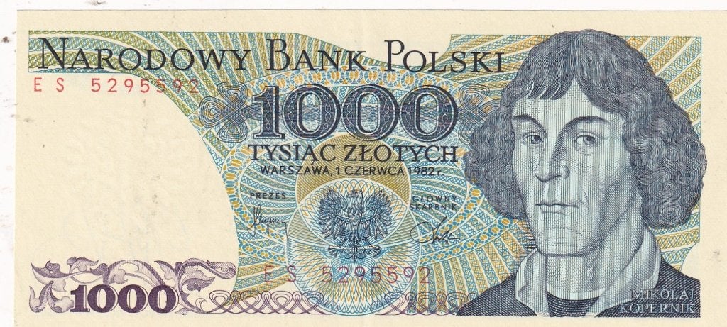 Polen 1000 zloty 1-6-1982, Verzenden, Polen, Los biljet