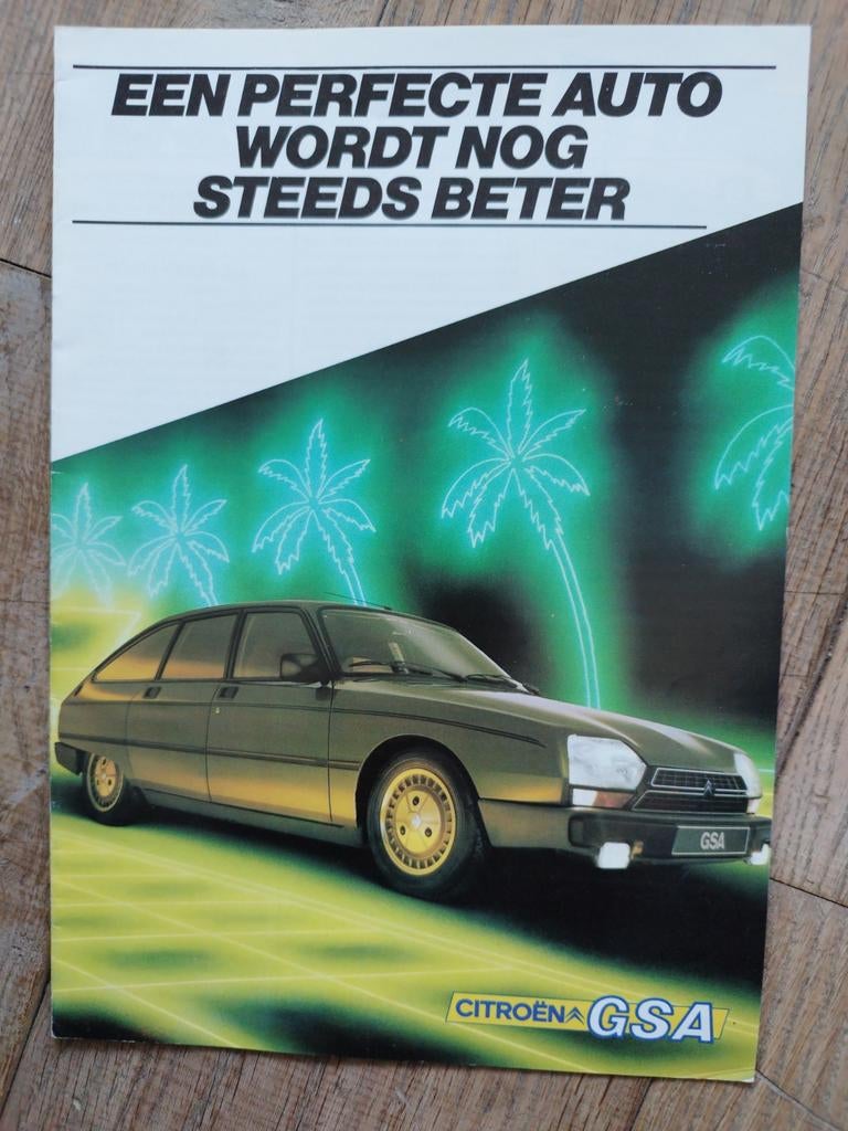 Citroën GSA brochure uit 1983, Ophalen of Verzenden, Zo goed als nieuw, Citroën, Citroën