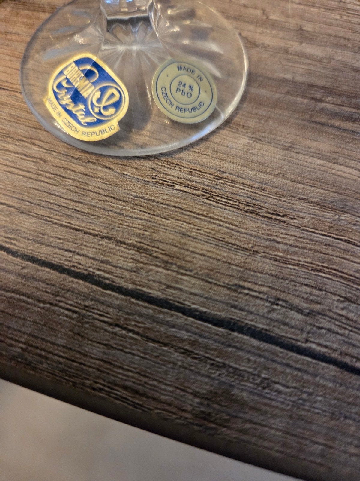 Bohemia Crystal Borrelset met Karaf, Glazen en Dienblad, Antiek en Kunst, Ophalen