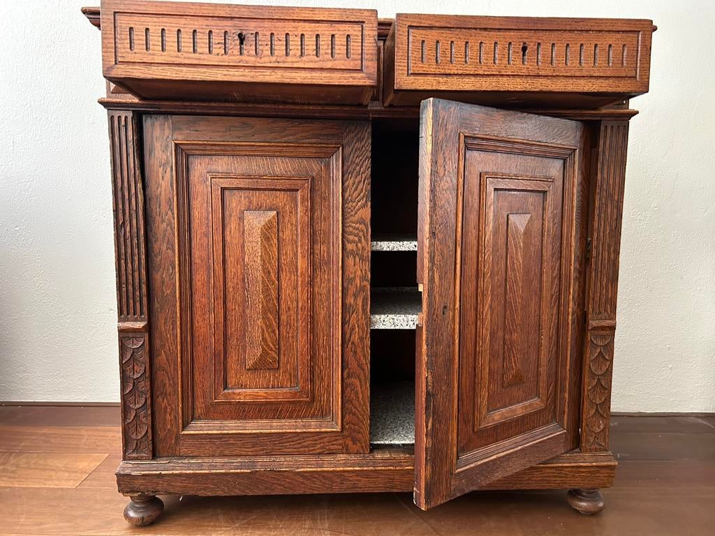 Antiek kast 106B 53D 100H, Antiek en Kunst, Ophalen of Verzenden