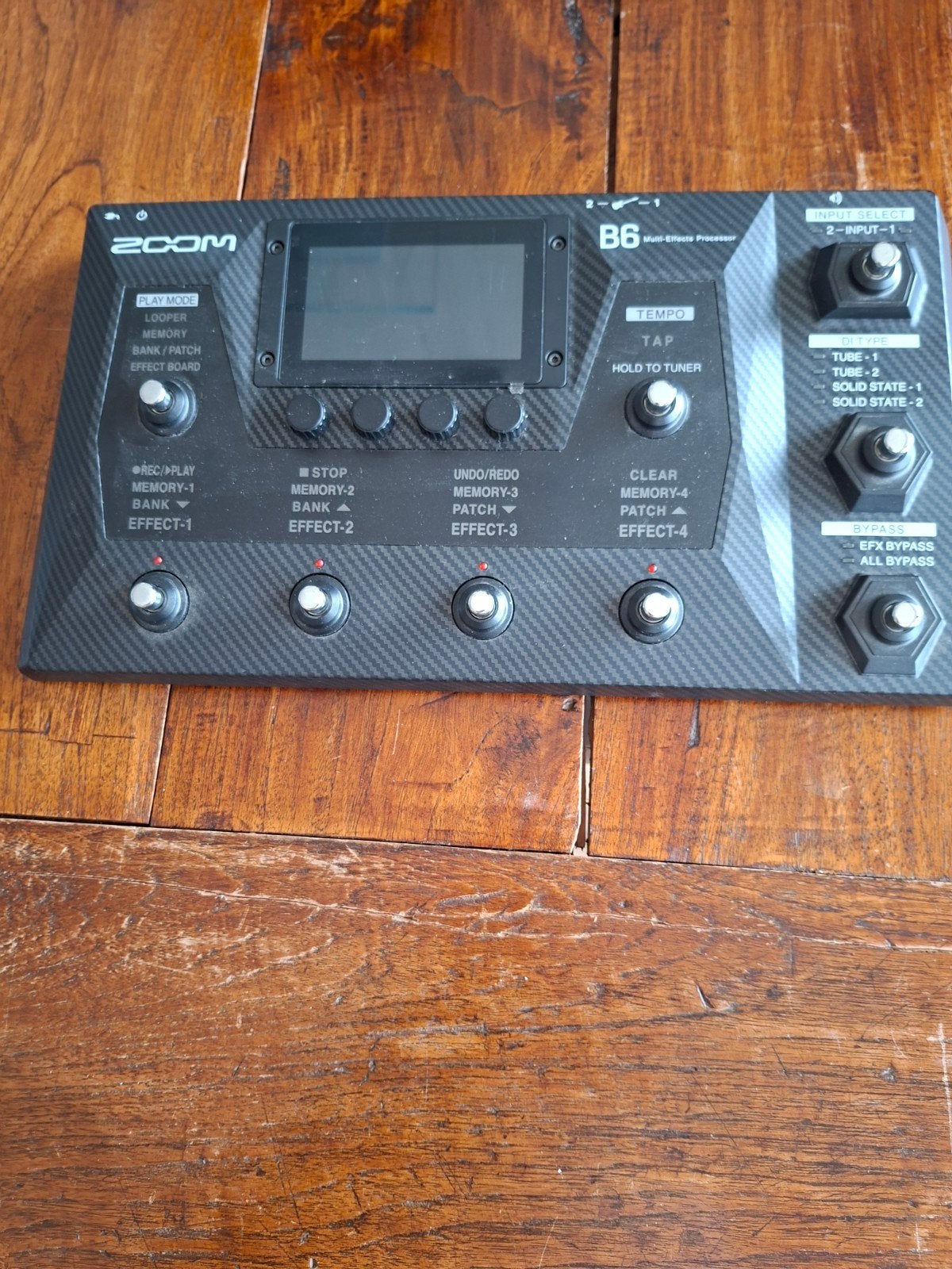 Zoom B6 Bass Multi-Effects Processor inclusief adapter, Muziek en Instrumenten, Effecten, Zo goed als nieuw, Multi-effect, Ophalen