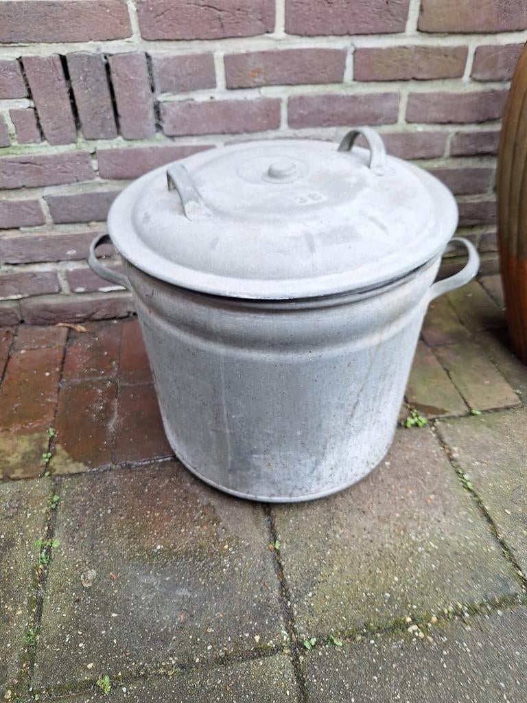 Zinken oude ( weck) ketel, Ophalen of Verzenden