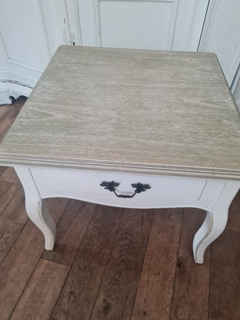 landelijke bijzettafel, salontafel, wijntafel foto 1 t/m 6, Ophalen