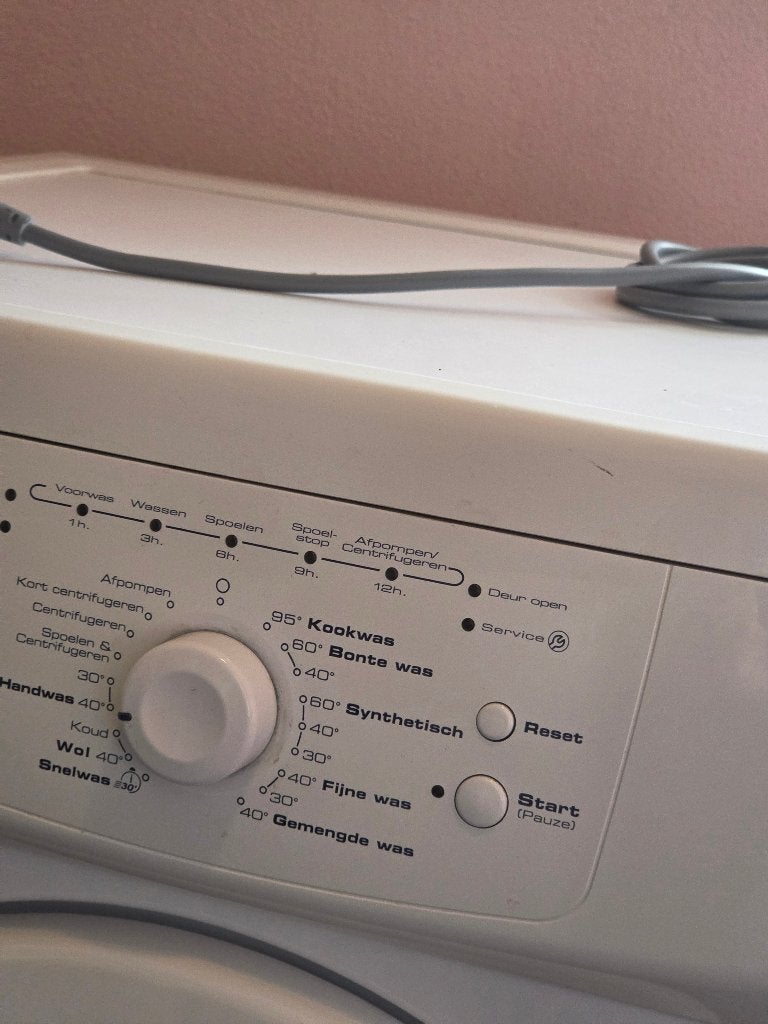 Whirlpool wasmachine, Ophalen, Gebruikt, Voorlader, 85 tot 90 cm