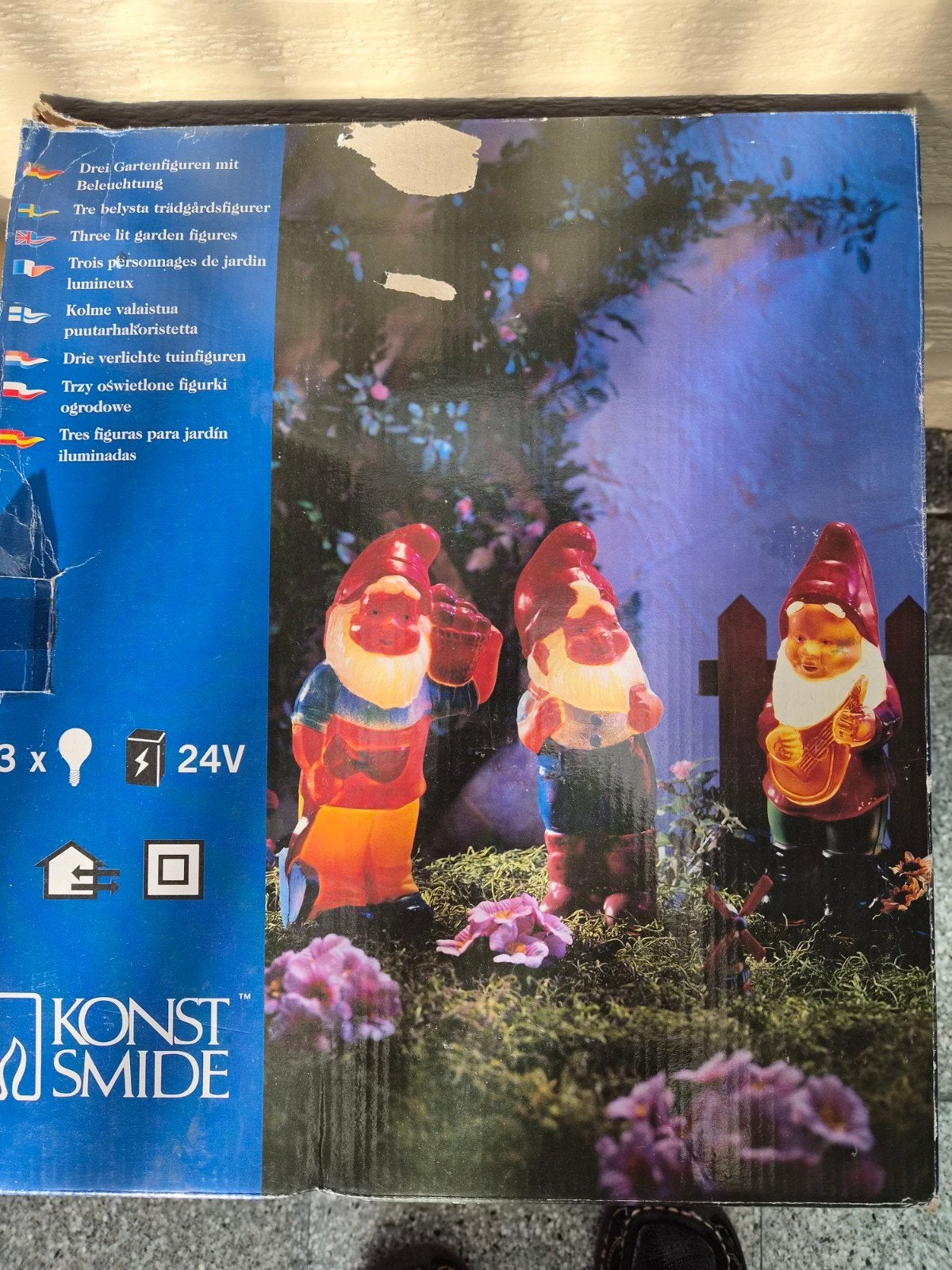 3 verlichte tuinkabouters van Konst Smide, Ophalen of Verzenden