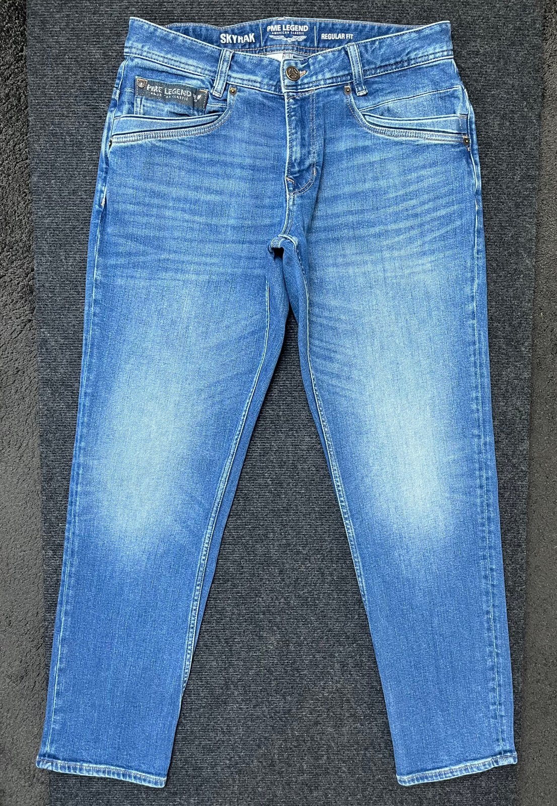 PME Legend Skyrak stretch jeans 34/32 (Z.G.A.N.), Ophalen of Verzenden, Zo goed als nieuw, Blauw, W33 - W34 (confectie 48/50)
