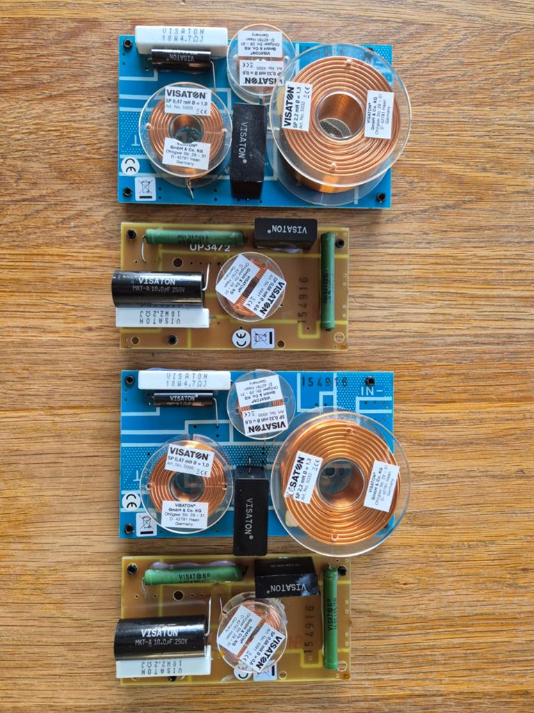 Te koop, scheidingsfilter visaton 'Topas', Audio, Tv en Foto, Luidsprekers, Ophalen, Front, Rear of Stereo speakers, Overige merken
