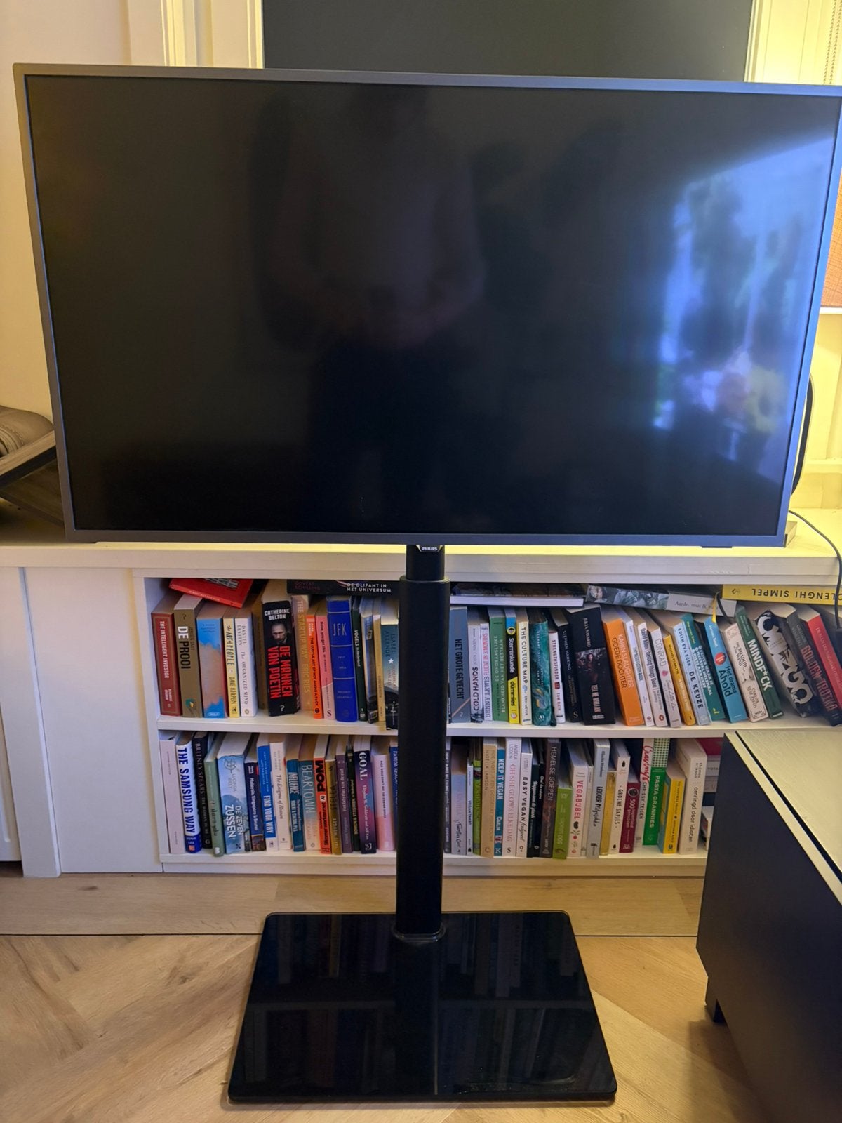 Philips 4K Ultra HD Smart TV met standaard, Audio, Tv en Foto, Televisies, Ophalen, Philips, 50 Hz, Zo goed als nieuw