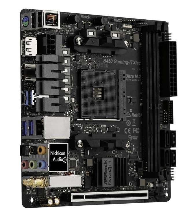 ASRock Fatal1ty B450 Gaming-ITX/ac - AM4 - Wifi - Mini ITX, DDR4, AM4, Ophalen of Verzenden, Bijsterhuizen 1111 , Nijmegen Gelderland, NL