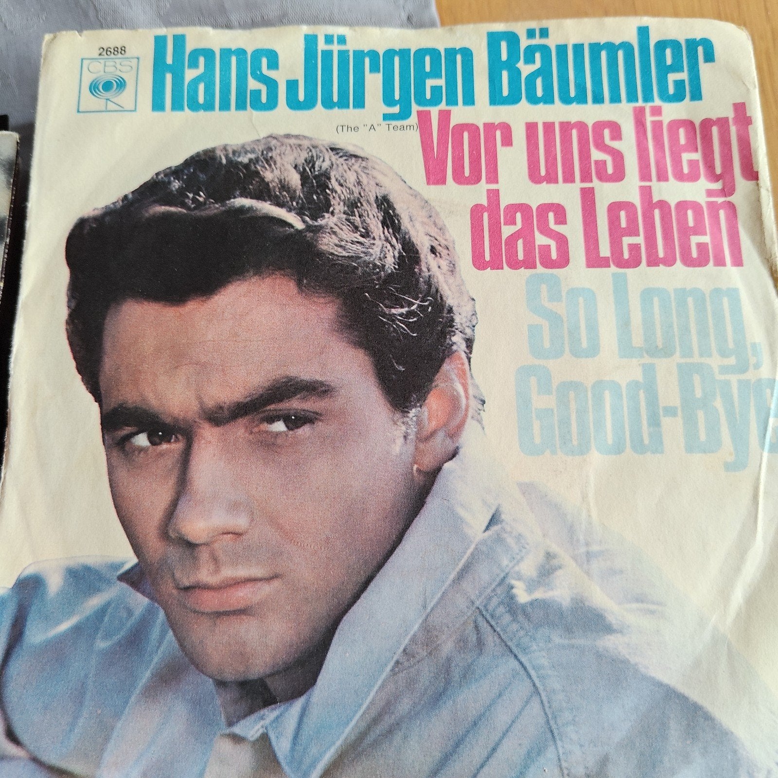 Hans Jürgen Bäumler - Vor uns liegt das Leben Single, Ophalen of Verzenden, Gebruikt, 7 inch