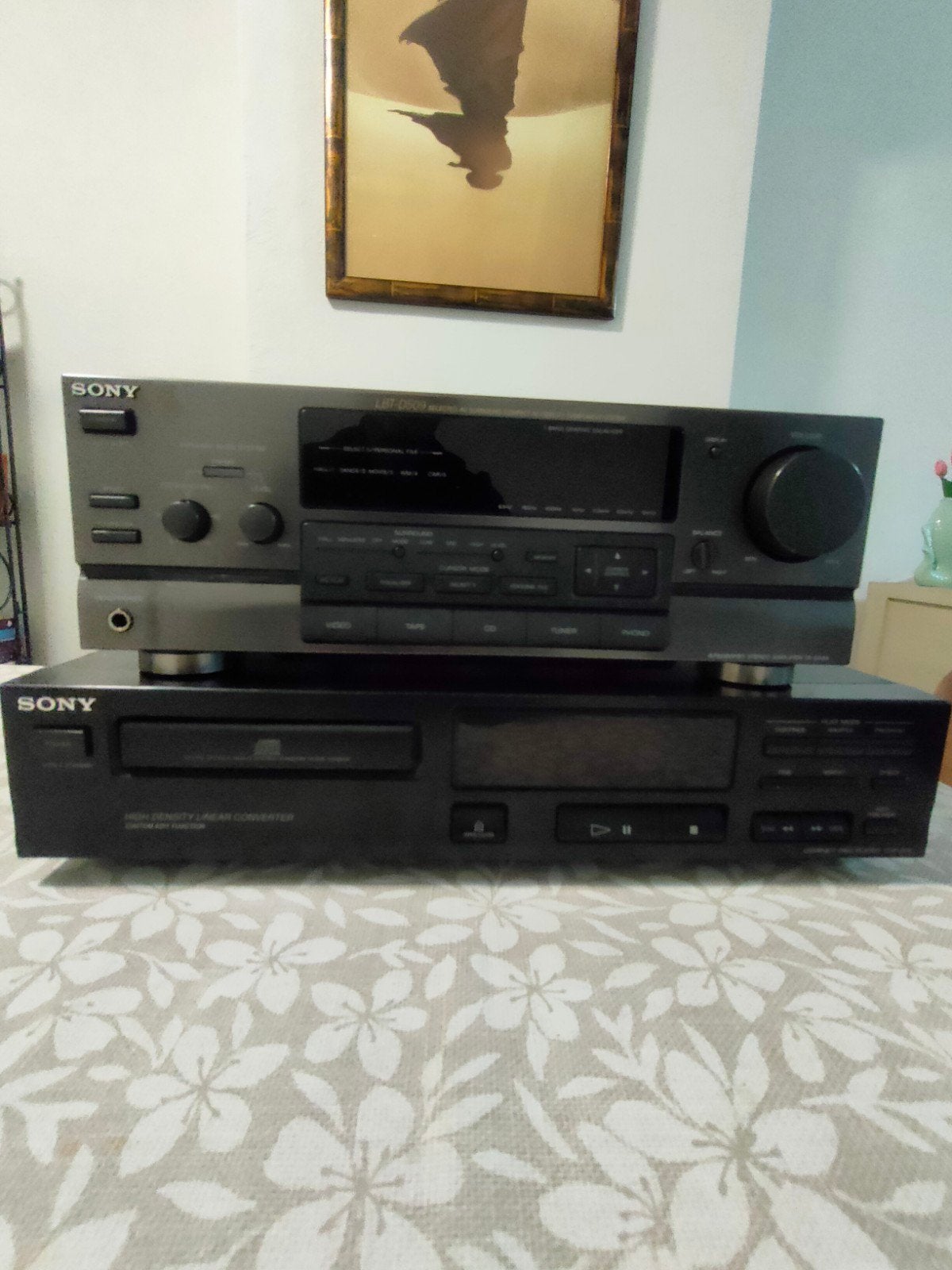 Sony Stereo Set: Tuner/Versterker en CD-speler, Ophalen, Gebruikt, Losse componenten, Sony