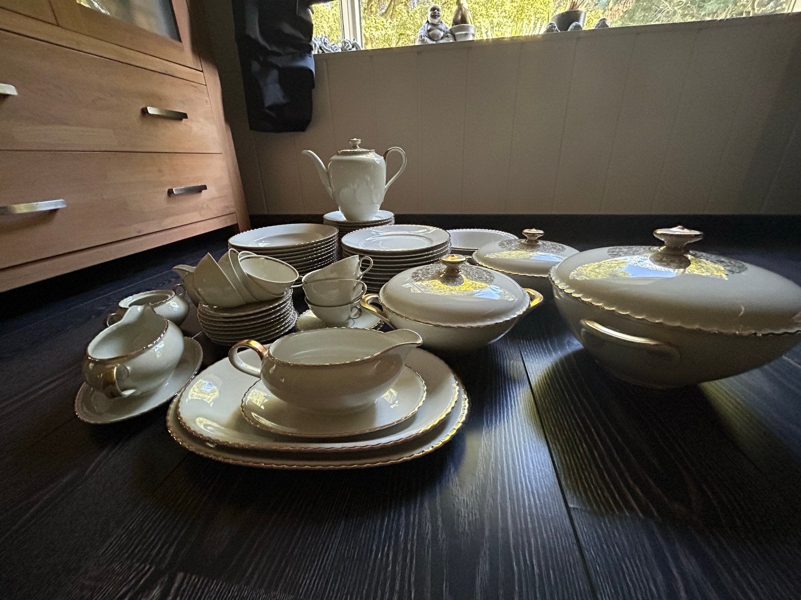 Uitgebreid Winterling Marktleuthen Bavaria servies, Ophalen