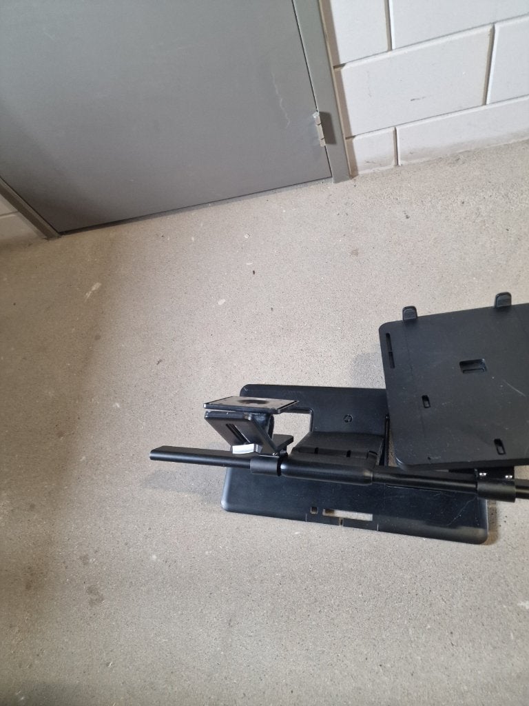 Laptop + beeldscherm houder, Ophalen, Gebruikt, HP