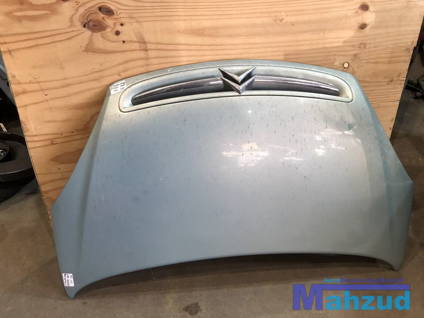 Citroen XSARA Picasso groen KRSC motorkap, Gebruikt, Citroën, Stellantis N.V., Ophalen of Verzenden
