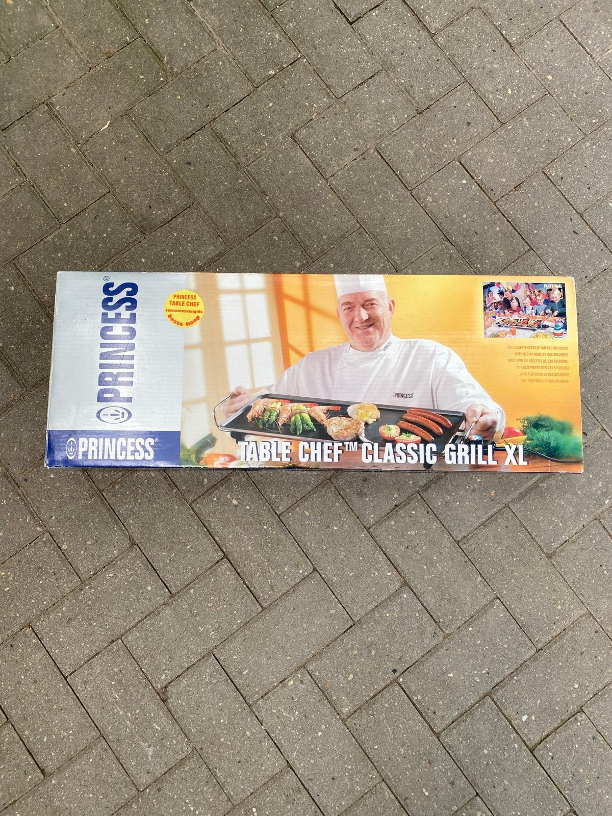 Princess Table Chef Classic Grill XL - Nieuw in doos, Witgoed en Apparatuur, Onderdelen en Toebehoren, Ophalen, Nieuw
