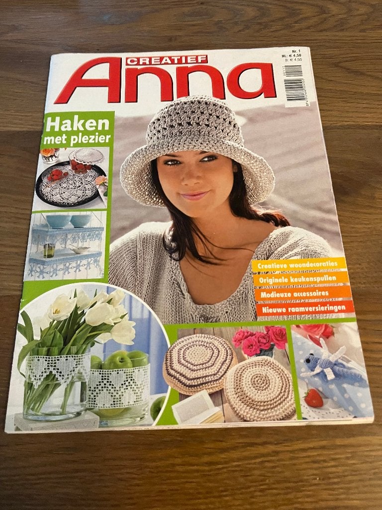 Creatief Anna - haken met plezier, Ophalen of Verzenden, Zo goed als nieuw, Haken, Patroon of Boek