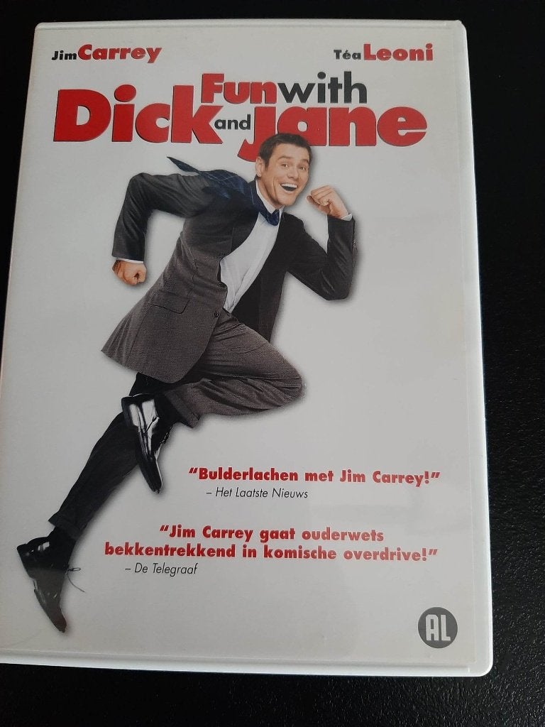 Fun with Dick and Jane, Jim Carrey, Téa Leoni, Alec Baldwin!, Alle leeftijden, Ophalen of Verzenden, Gebruikt, Overige genres