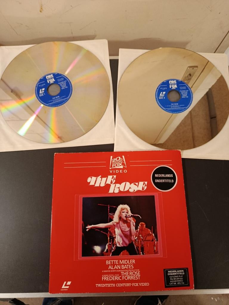 The Rose - LaserDisc (Nederlands ondertiteld), Vanaf 12 jaar, Ophalen of Verzenden, Gebruikt