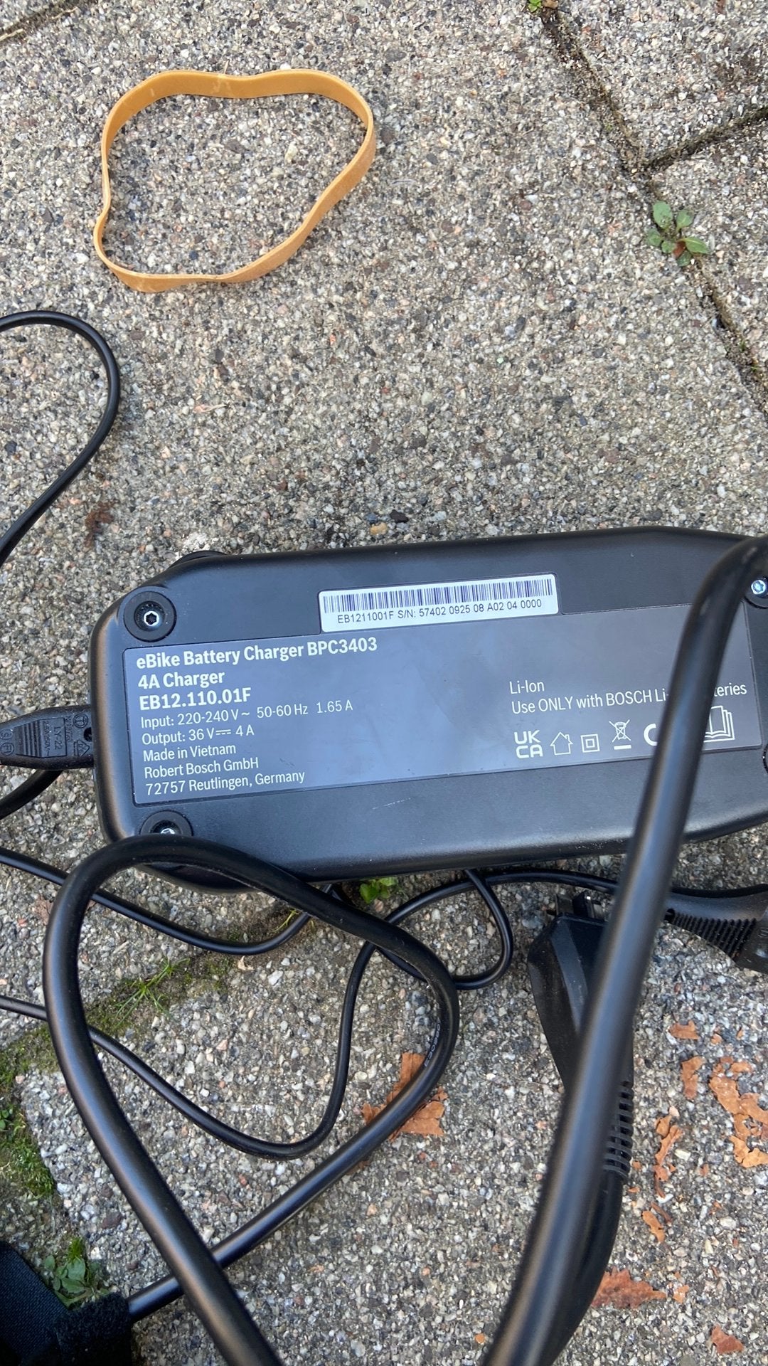Ebike battery charger bpc3403 4a riese muller bosch lader, Zo goed als nieuw
