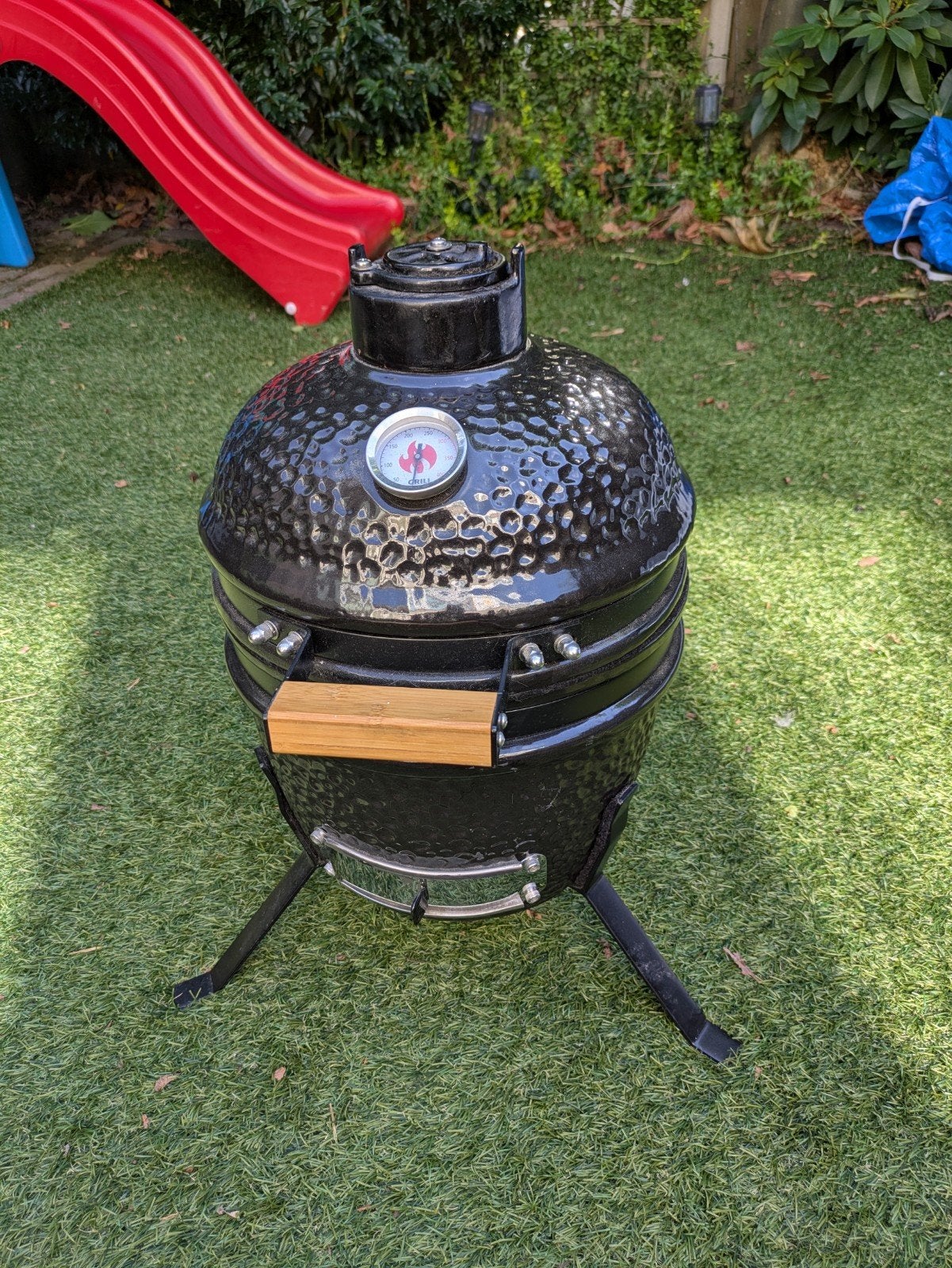 Kamado barbecue 27cm, Tuin en Terras, Houtskoolbarbecues, Ophalen, Zo goed als nieuw