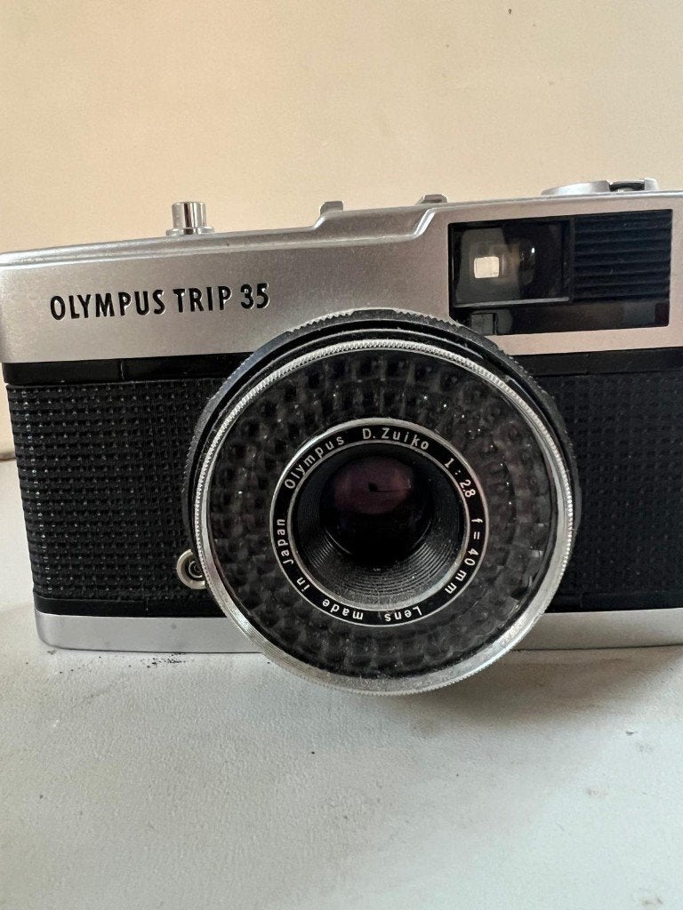 Olympus Trip 35 analoge compactcamera, Ophalen of Verzenden, Zo goed als nieuw, Compact, Olympus