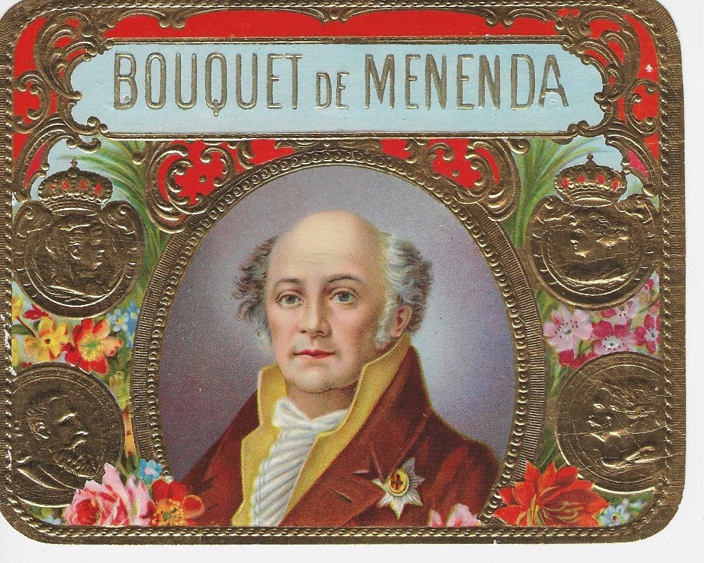 etiket V -2172   sigarenbanden, Ophalen of Verzenden, Zo goed als nieuw, Sigarenbandjes