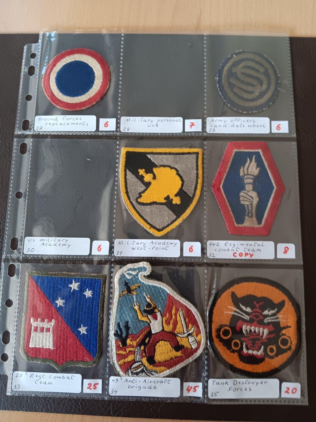 Us ww2 patches, Ophalen of Verzenden, Amerika, Embleem of Badge