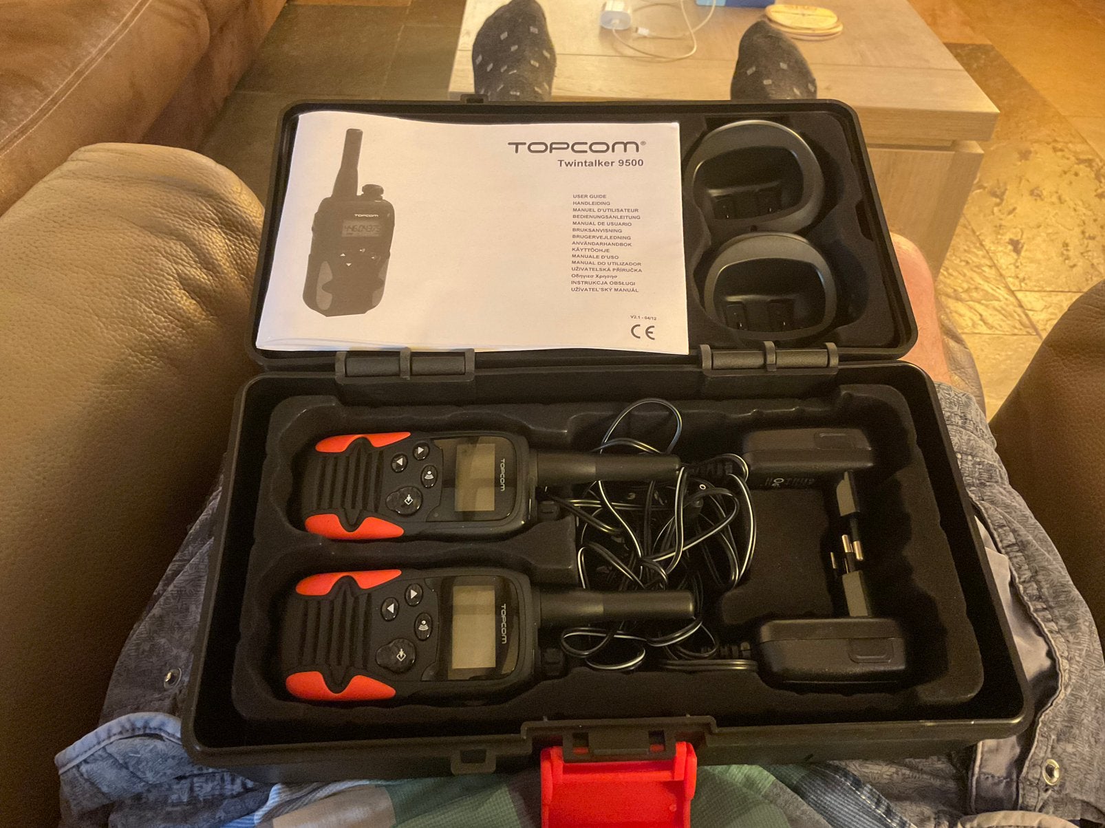 Te koop  topcom twintalker portofoons, Ophalen, Gebruikt