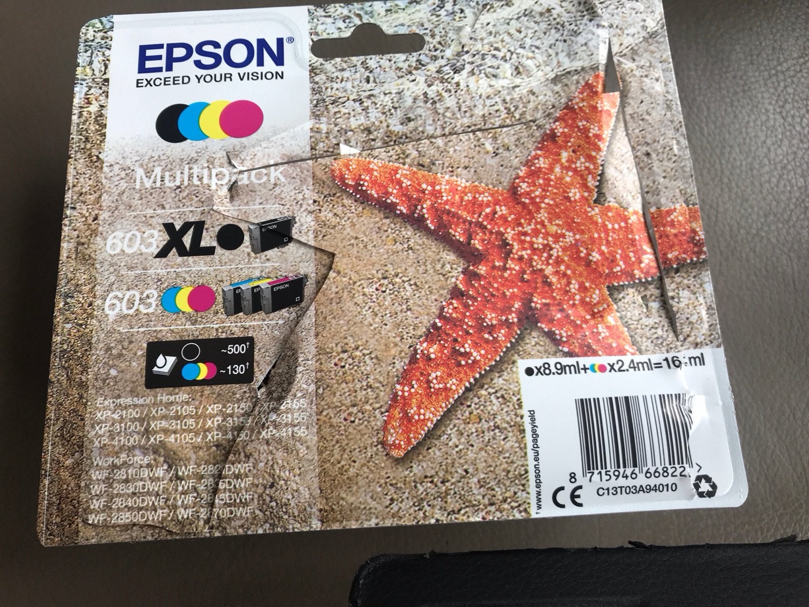 Epson 603XL Multipack Inktcartridges - Nieuw, Ophalen of Verzenden, Nieuw, Cartridge