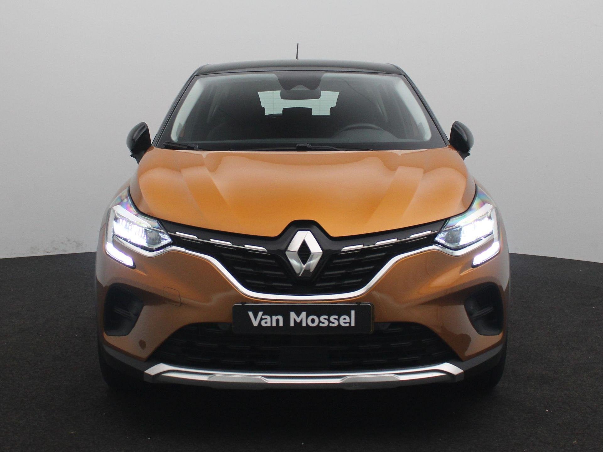 Renault Captur TCe 90 ZEN | Easy Link Navigatiesysteem met A, Auto's, Stof, Gebruikt, Euro 6, Geel