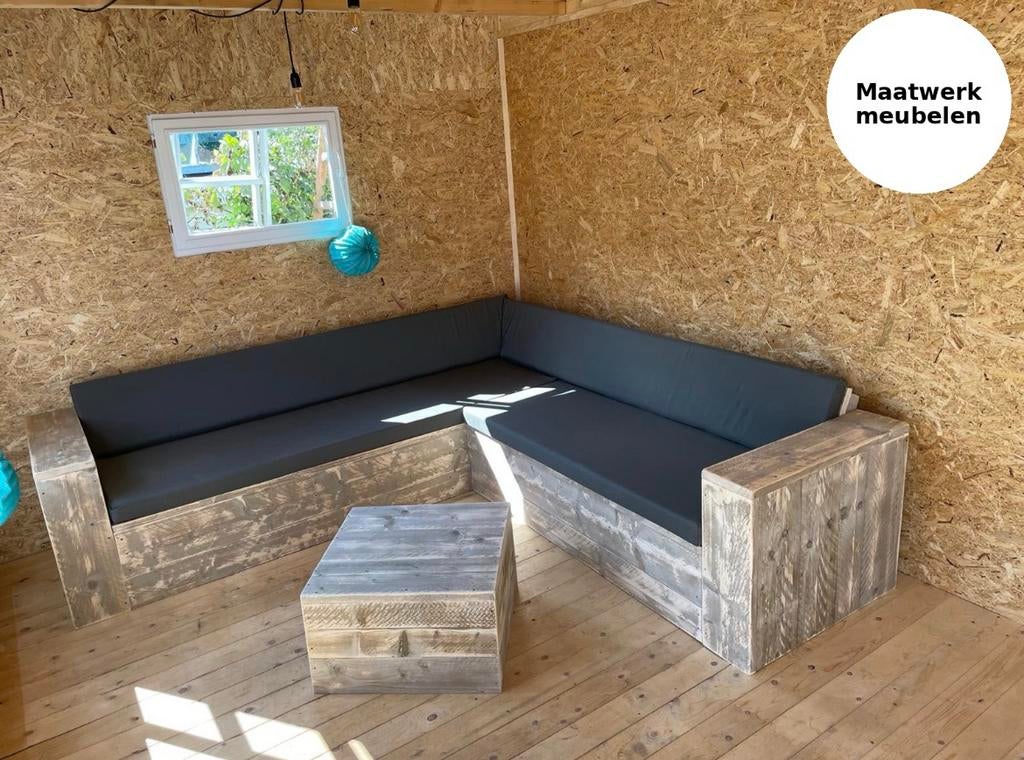 Steigerhout Meubels NU IN DE AANBIEDING! ACTIEMAAND!, Meer dan 8 zitplaatsen, Steigerhout, Nieuw, Ophalen of Verzenden