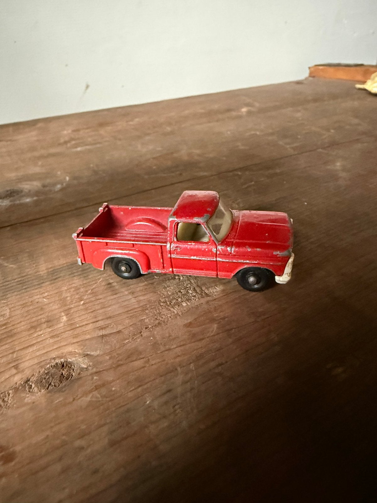 Matchbox Ford Pick-Up No. 6 - Rood - Vintage Speelgoedauto, Ophalen of Verzenden, Gebruikt, Auto, Matchbox