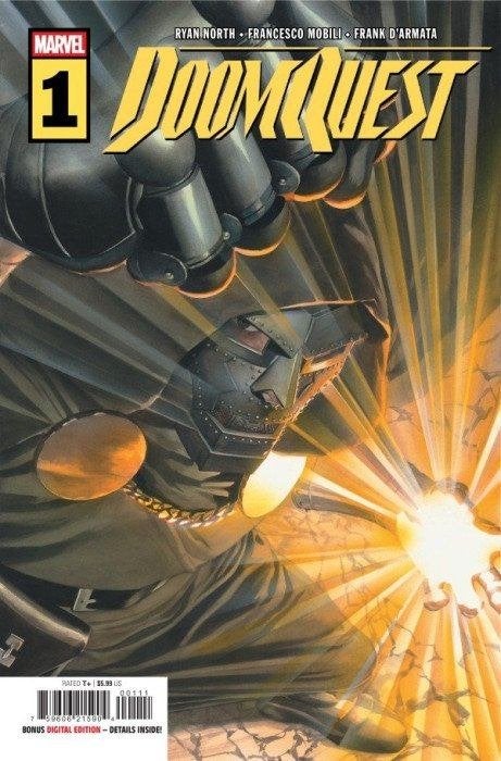 Doomquest #1 (2026) Alex Ross Cover, Eén comic, Amerika, Marvel Comics, Verzenden