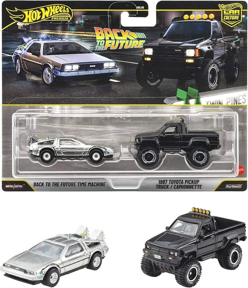 2-Pack De Lorean Back To The Future Time Machine / 1987 Toyo, Tschuiten@hotmail.com, Duitsland, Auto, Hotwheels Premium
