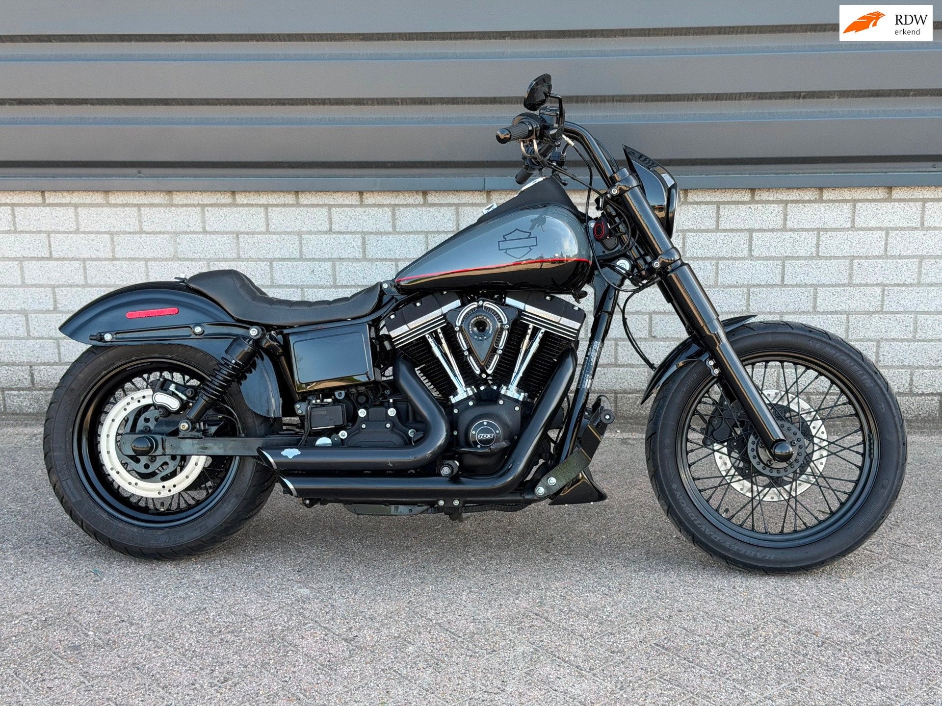 Harley Davidson FXDB Dyna Street Bob 103 5HD Special 2016, Motoren, Motoren | Harley-Davidson, 1690 cc, Chopper, Bedrijf, Meer dan 35 kW