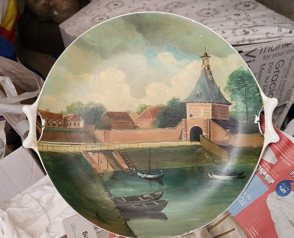 Bavaria Wandbord Hutschenreuther met oortjes. Porseleinen, Ophalen of Verzenden